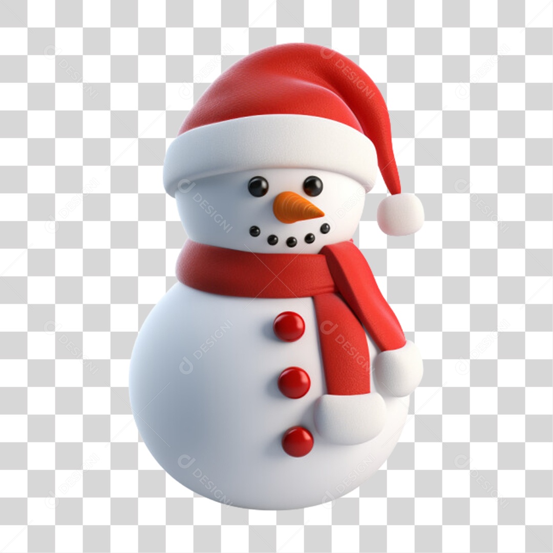 Boneco de Neve Natal Enfeites Natalinos PNG Transparente