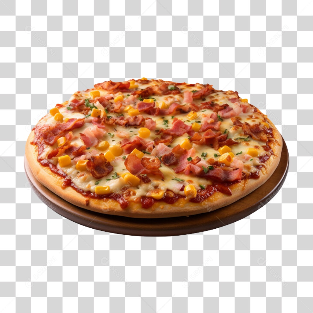 Pizza Vários Sabores PNG Transparente