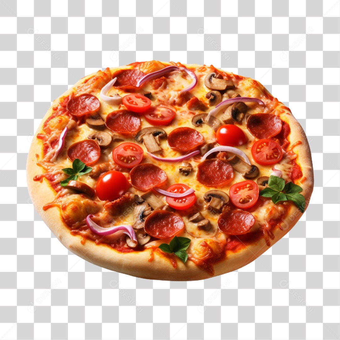 Pizza Vários Sabores PNG Transparente