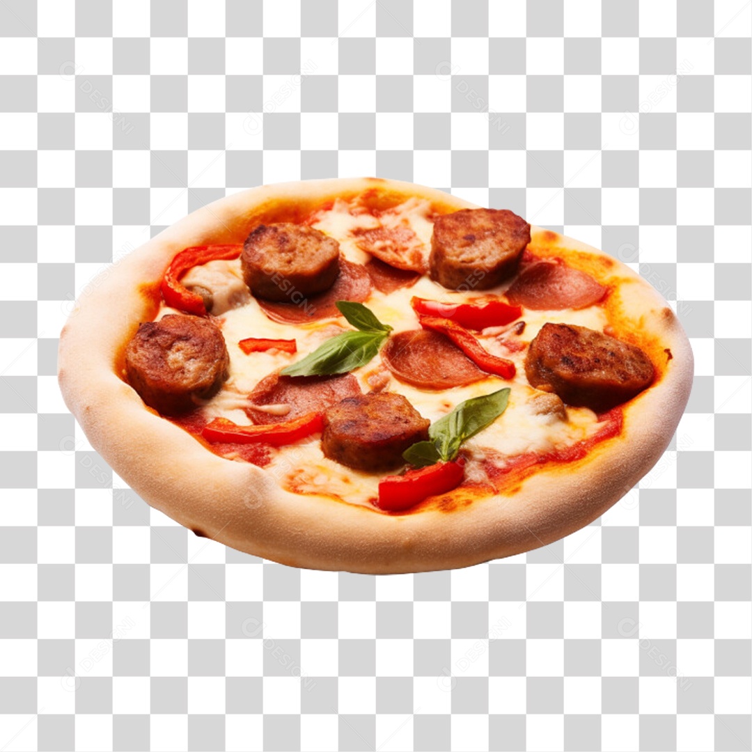 Pizza Vários Sabores PNG Transparente