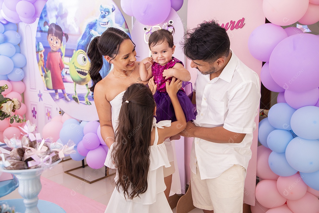 Linda decoração de aniversário infantil