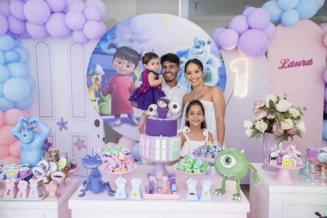 Linda decoração de aniversário infantil
