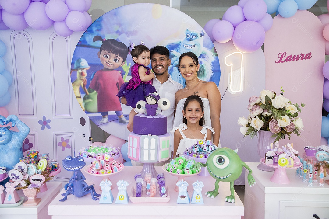 Linda decoração de aniversário infantil