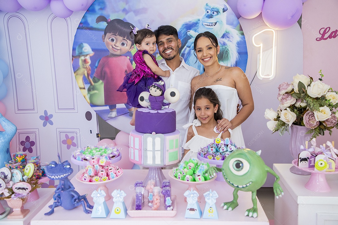 Linda decoração de aniversário infantil