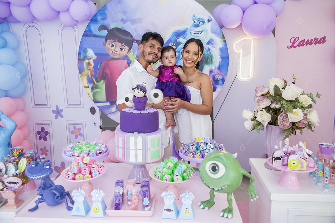 Linda decoração de aniversário infantil
