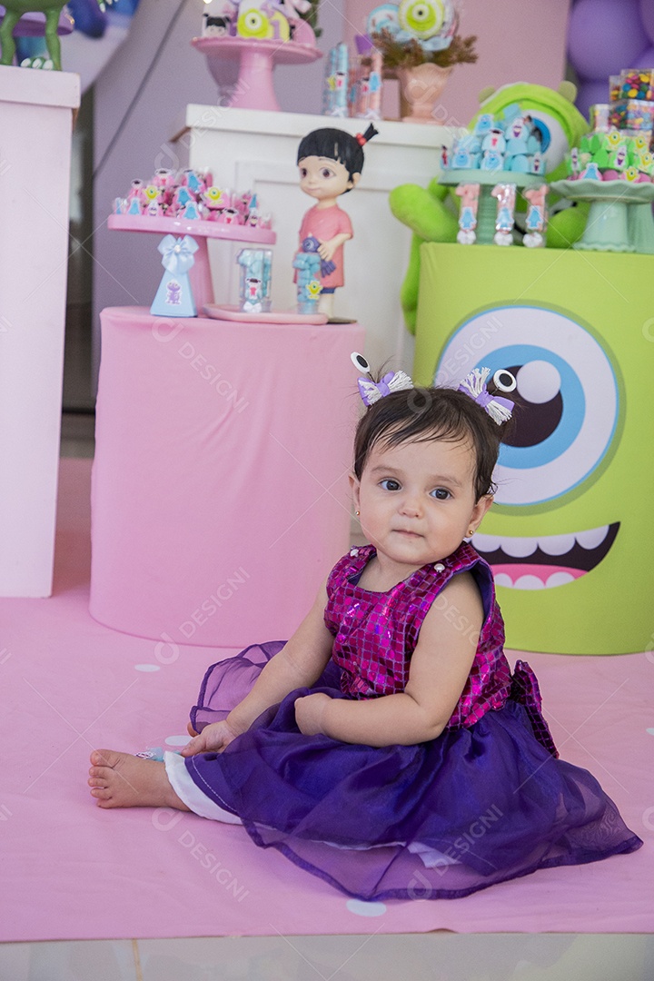 Linda decoração de aniversário infantil