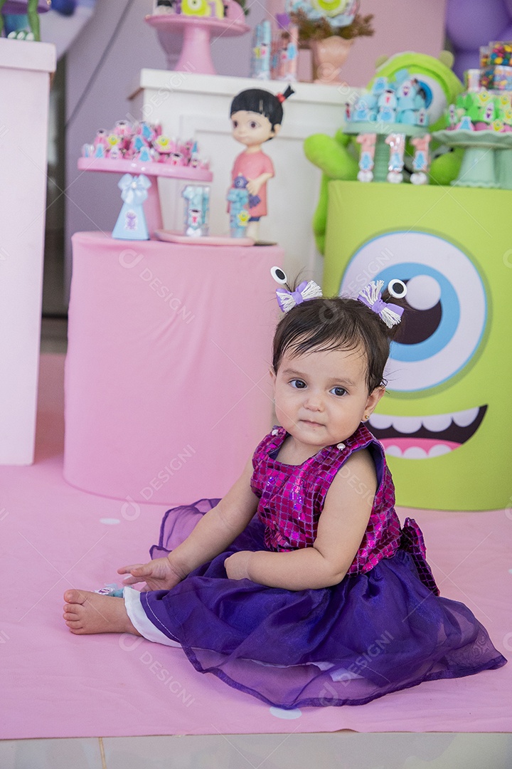 Linda decoração de aniversário infantil