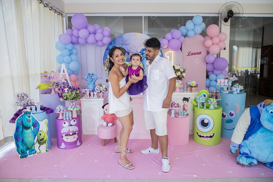 Linda decoração de aniversário infantil