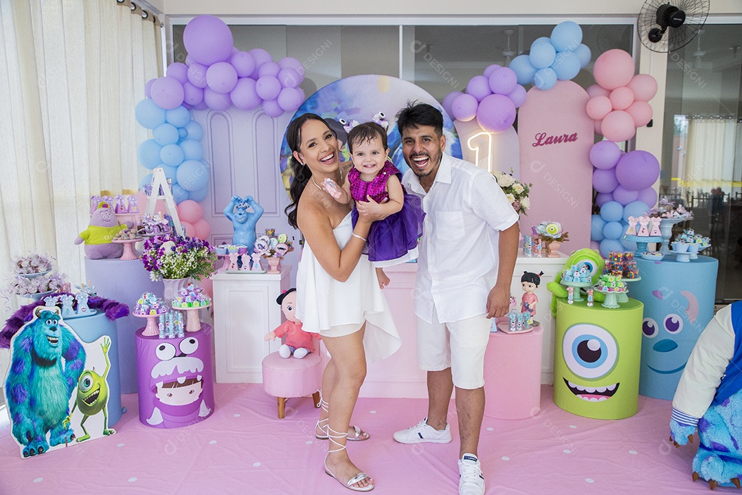 Linda decoração de aniversário infantil