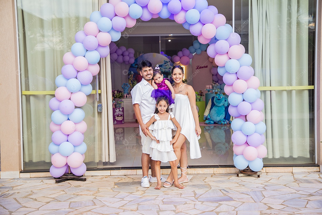 Linda decoração de aniversário infantil