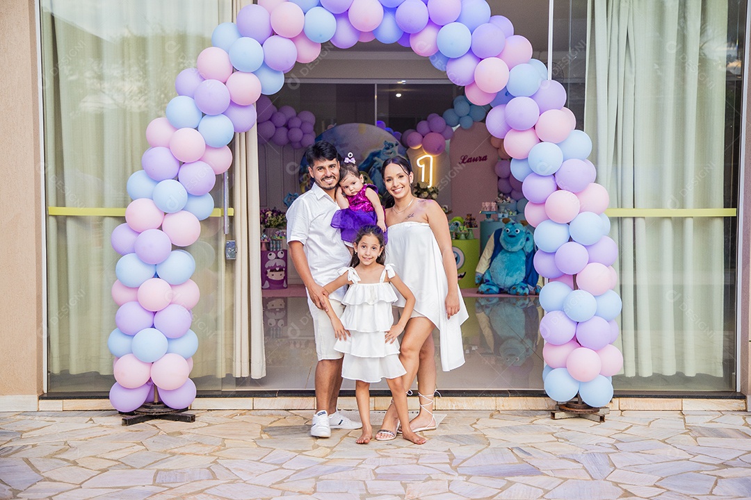 Linda decoração de aniversário infantil