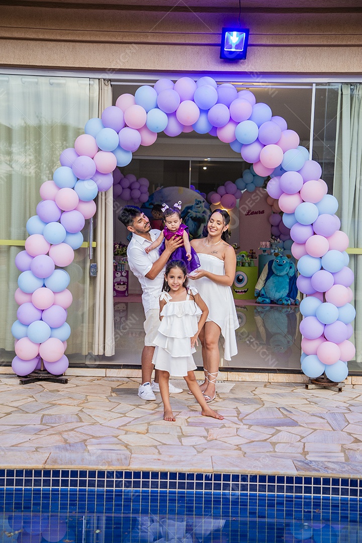 Linda decoração de aniversário infantil