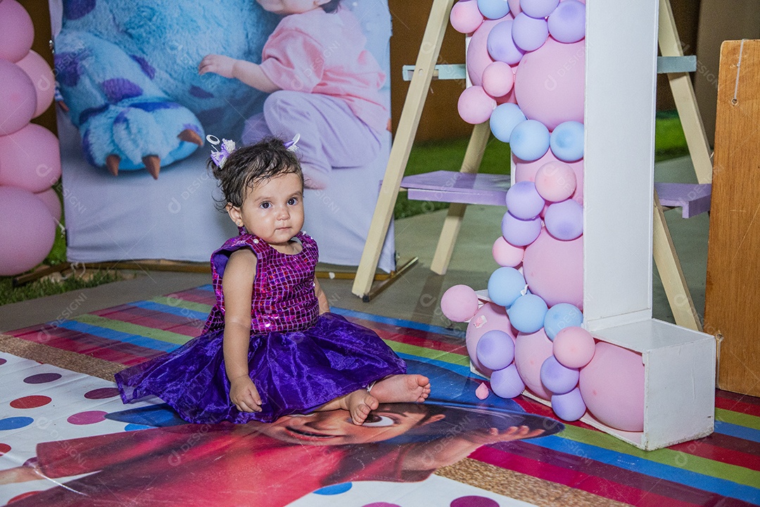 Linda decoração de aniversário infantil