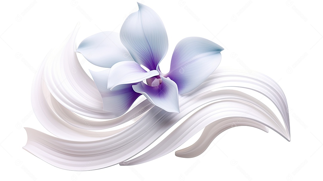 Forma abstrata colorida em fundo branco imagem JPG