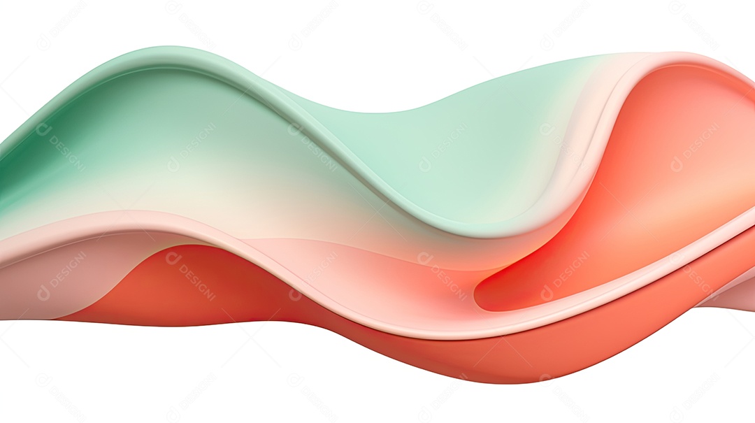 Forma abstrata colorida em fundo branco imagem JPG