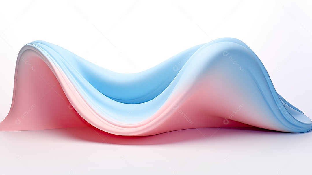 Fundo ondulado em 3D