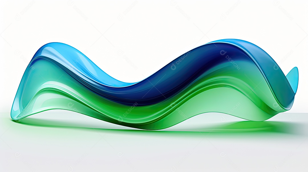 Fundo ondulado em 3D