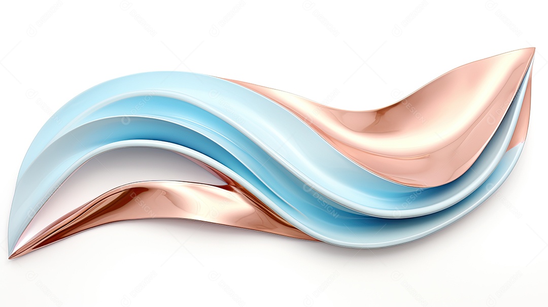 Fundo ondulado em 3D