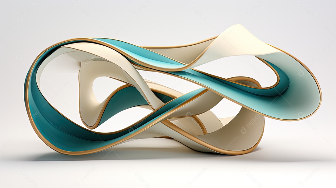 Fundo ondulado em 3D