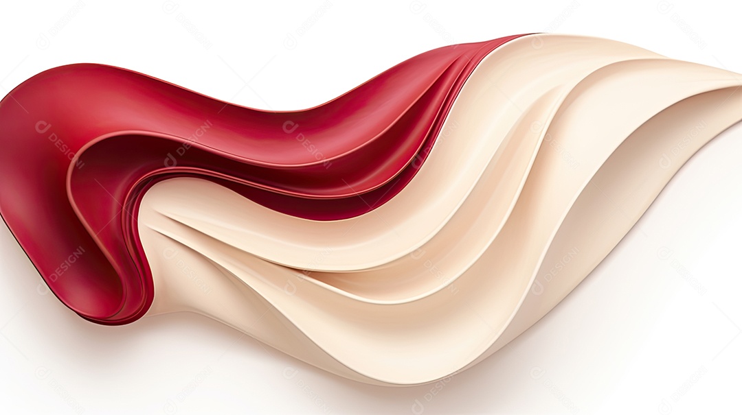 Fundo ondulado em 3D