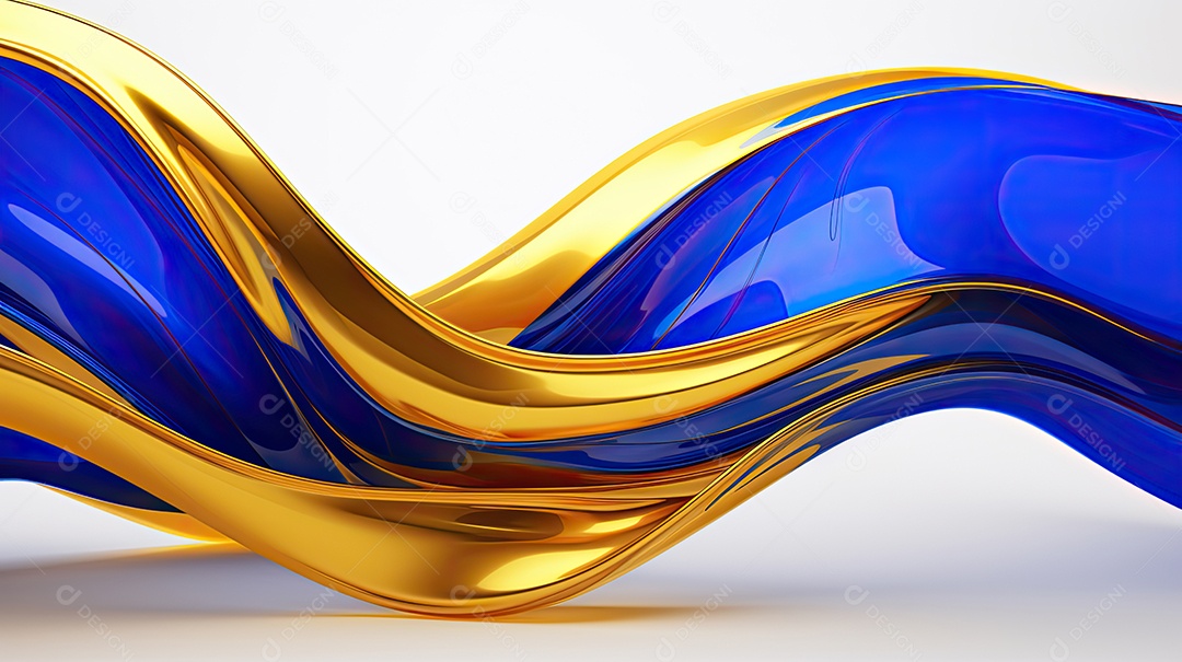 Fundo ondulado em 3D