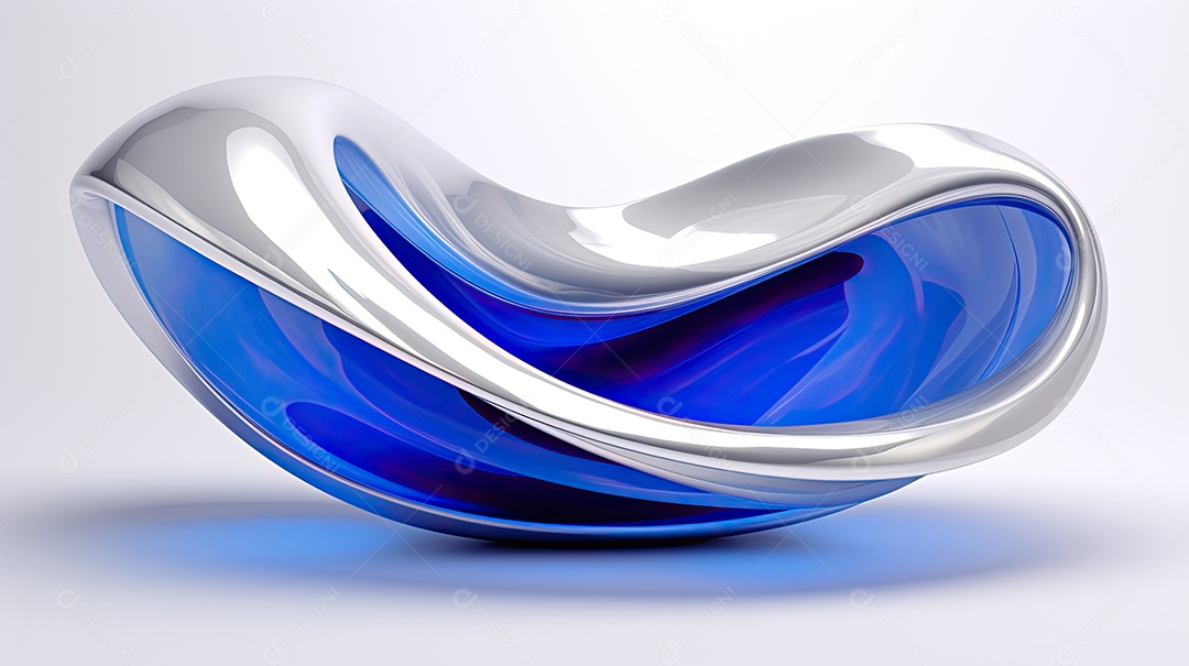 Fundo ondulado em 3D