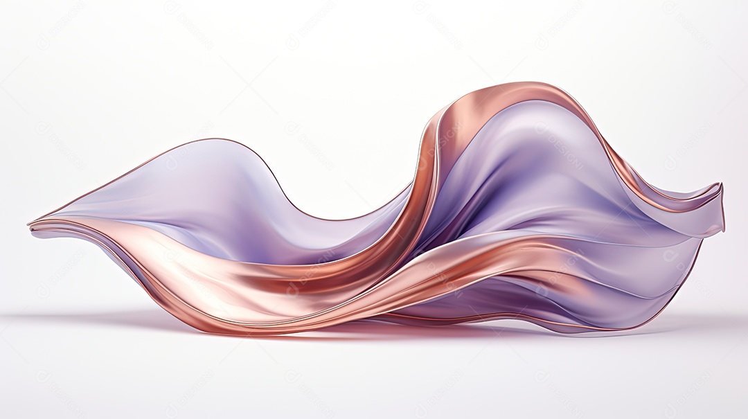 Fundo ondulado em 3D