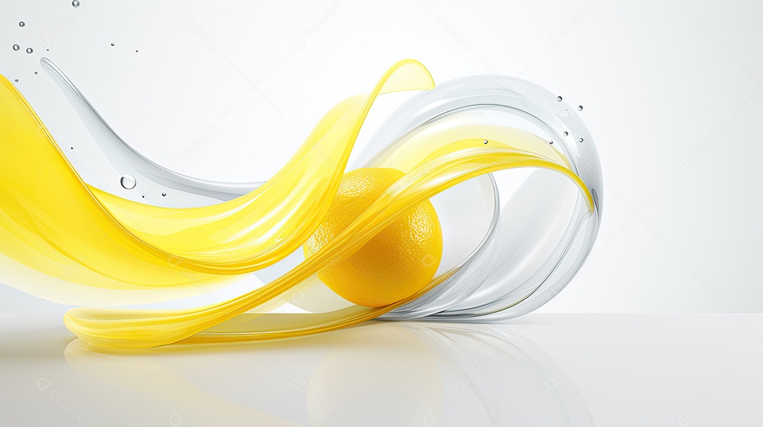 Fundo ondulado em 3D