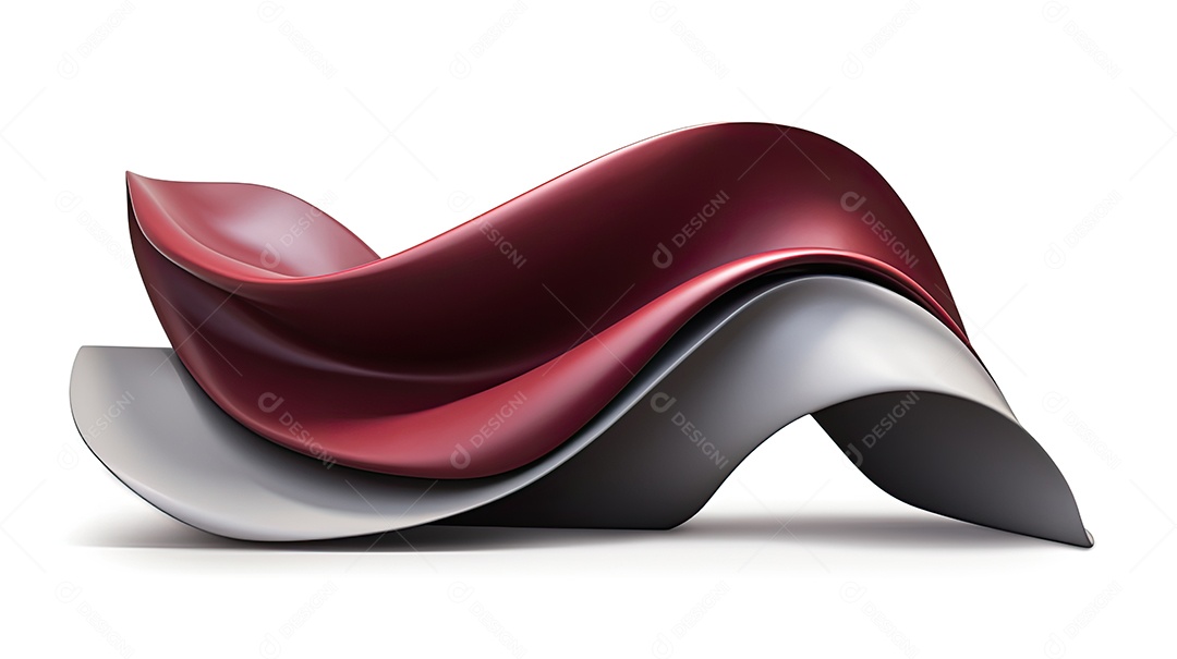 Fundo ondulado em 3D