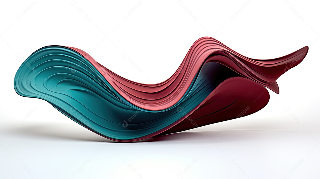 Fundo ondulado em 3D