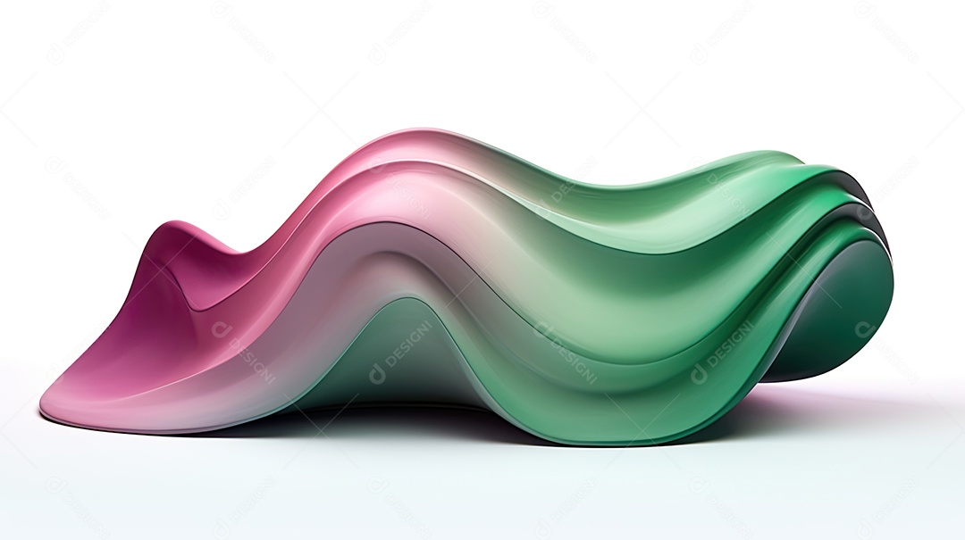 Fundo ondulado em 3D