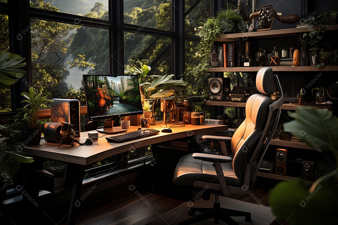 Escritório decorativo em casa-b85c-4050-ab7a-b78fe485b994