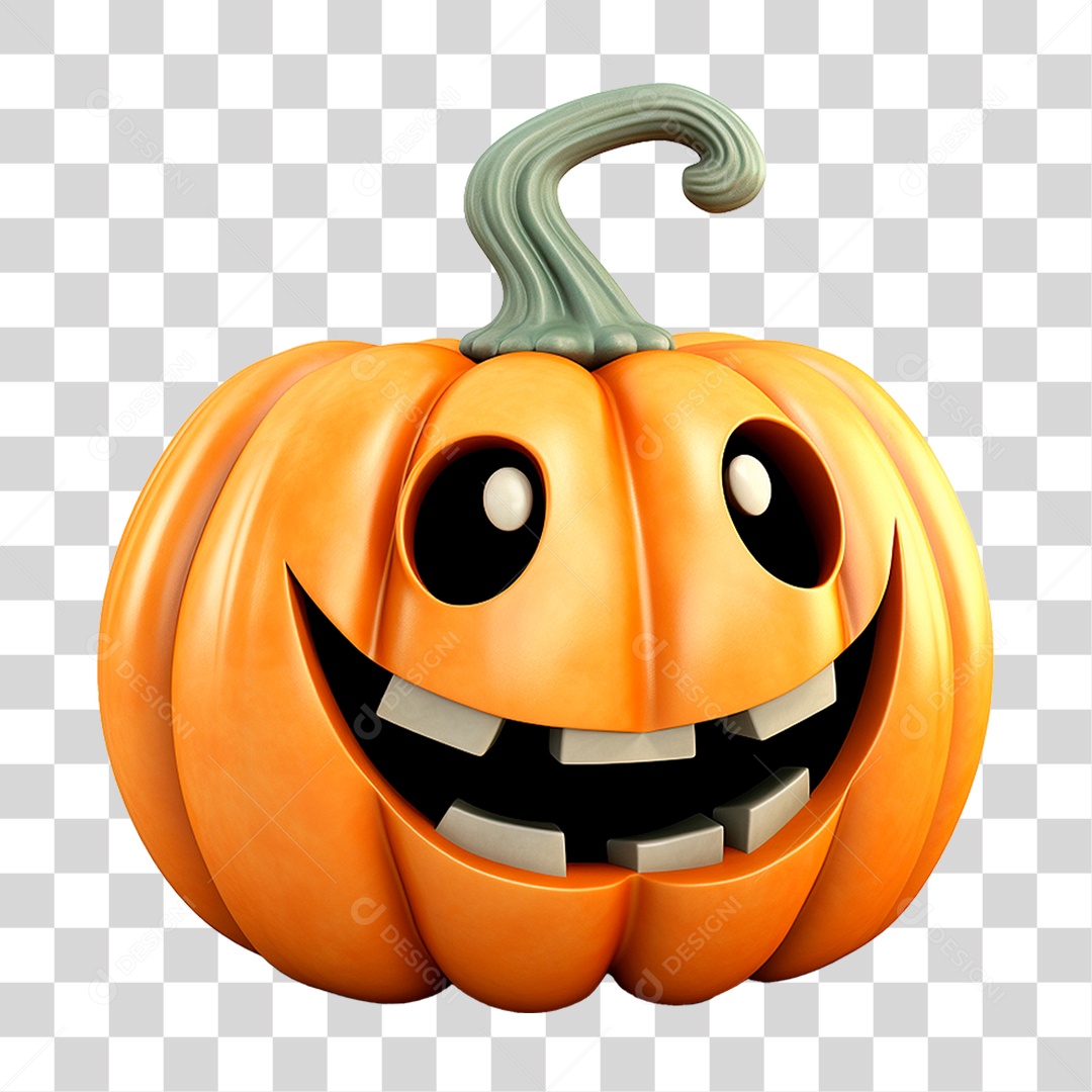 Abóbora de Halloween PNG Transparente