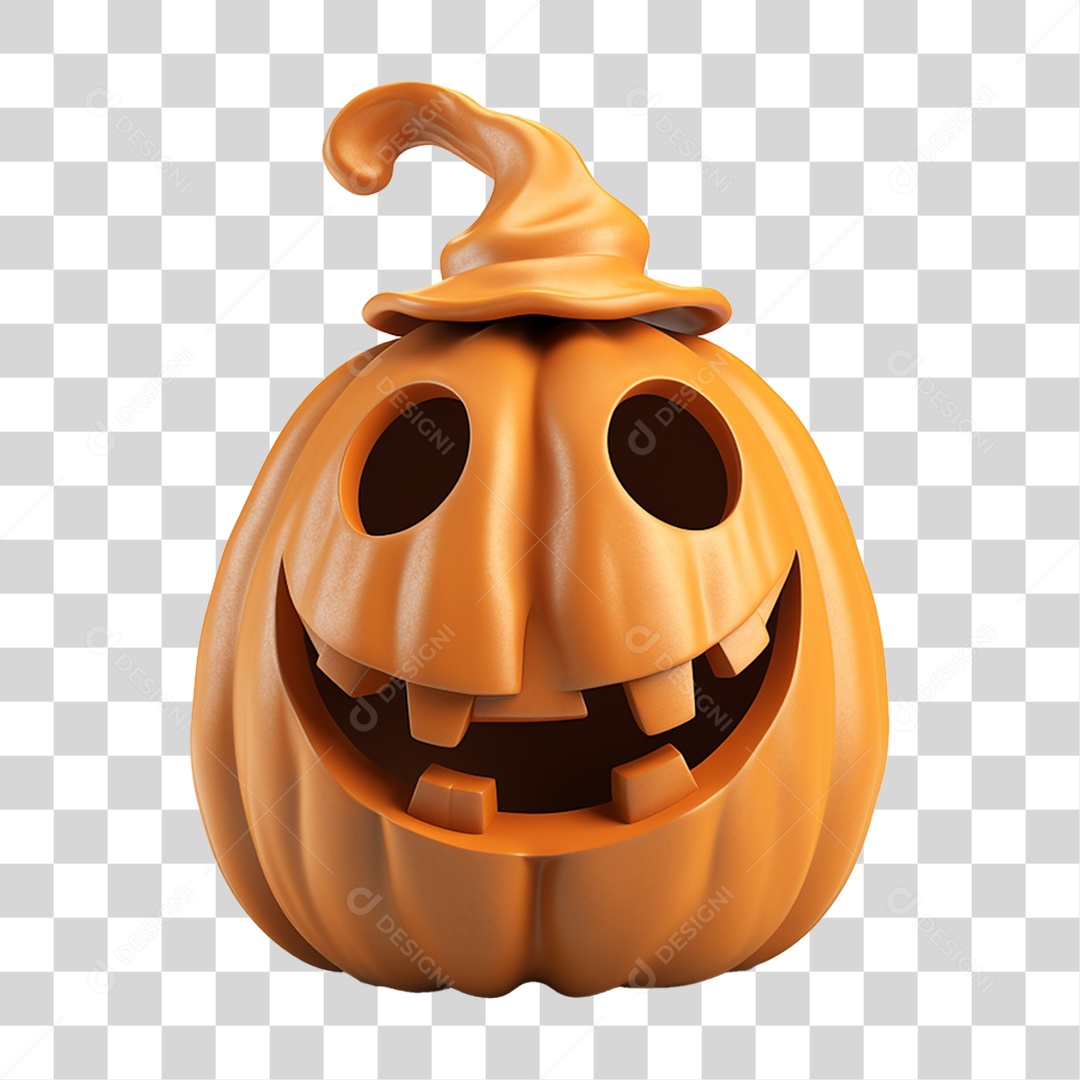 Abóbora de Halloween PNG Transparente