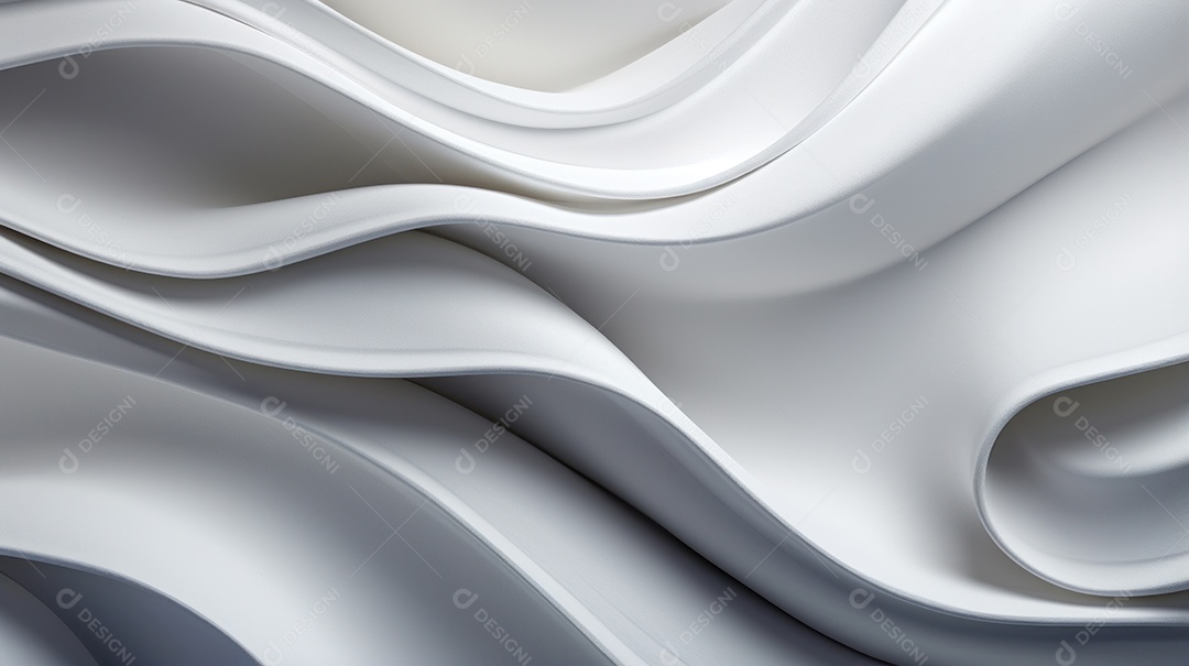 Moderno monocromático no estilo de tecido fluido fundo de onda digital