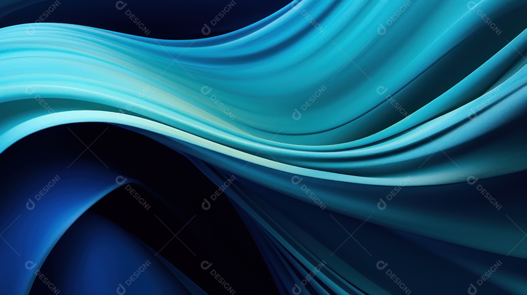 Moderno monocromático no estilo de tecido fluido fundo de onda digital