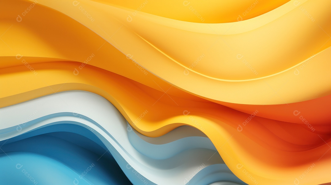 Moderno monocromático no estilo de tecido fluido fundo de onda digital