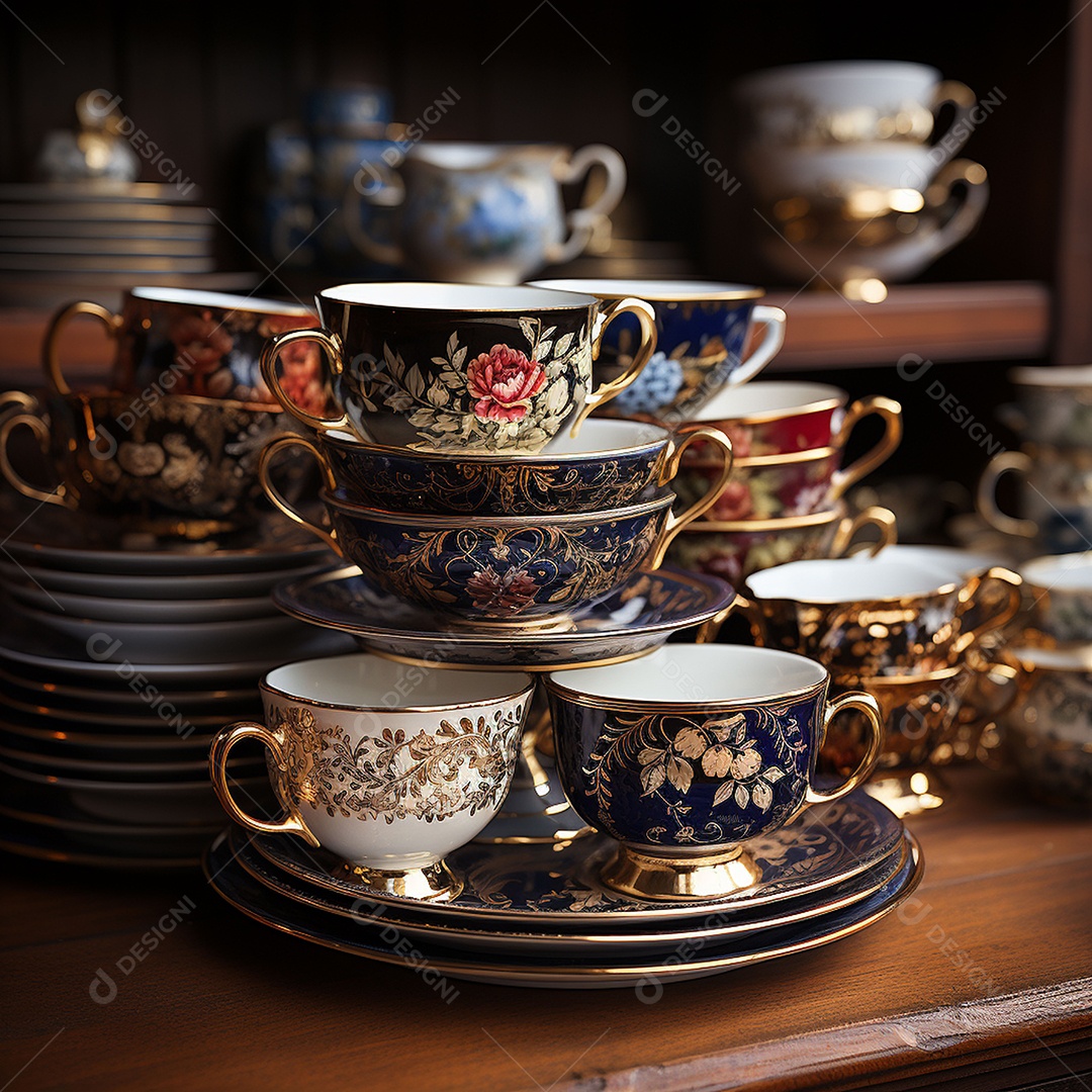 Vários tipos de louças