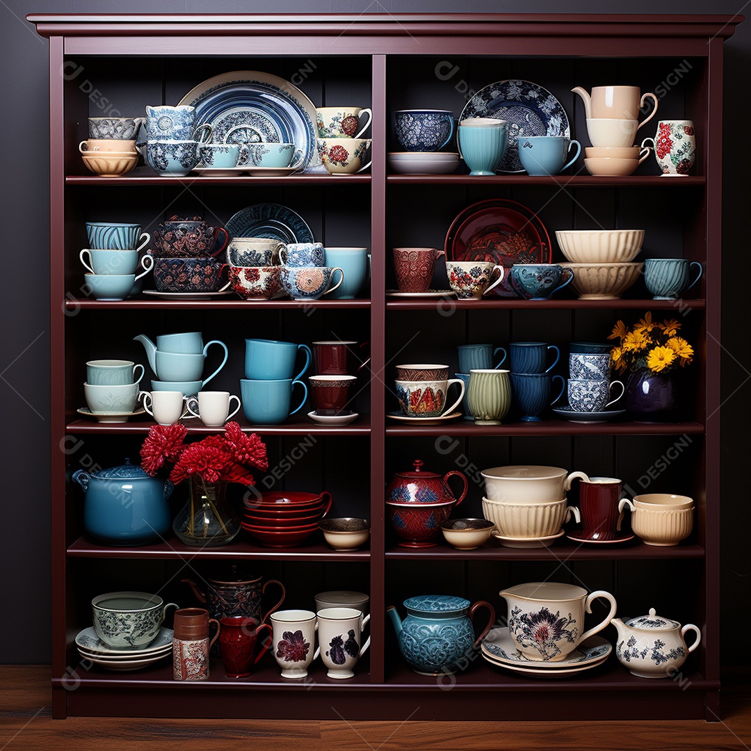 Vários tipos de louças