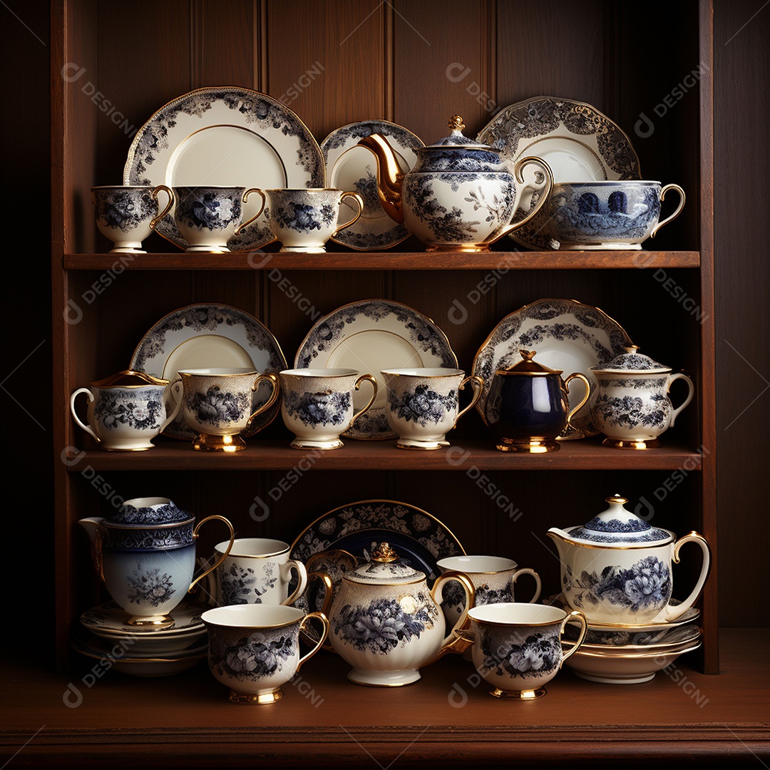 Vários tipos de louças