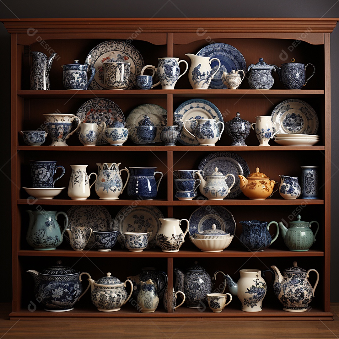 Vários tipos de louças