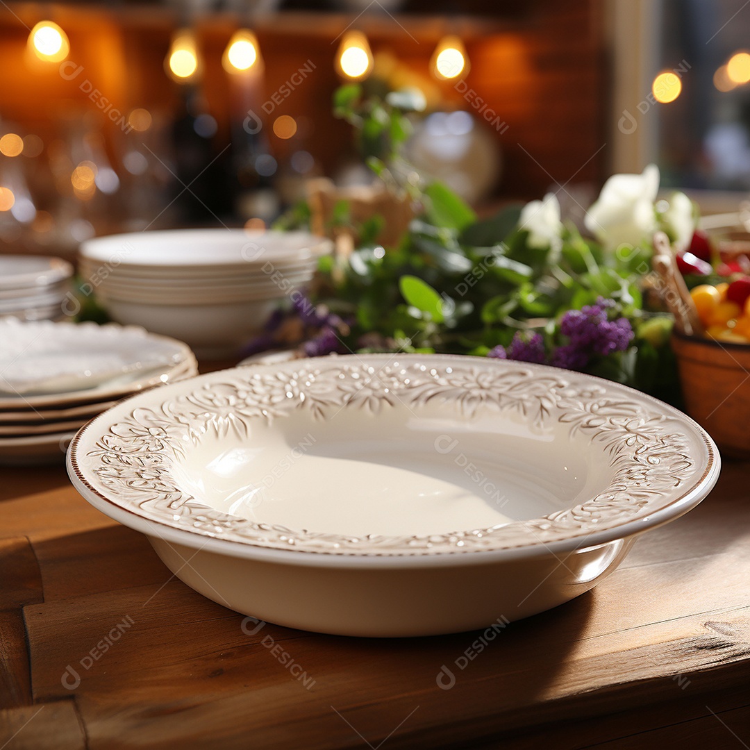 Vários tipos de louças