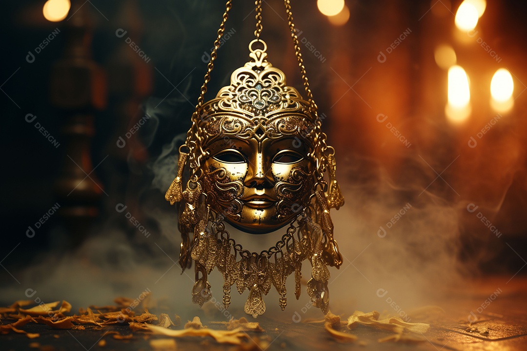 Linda máscara de carnaval