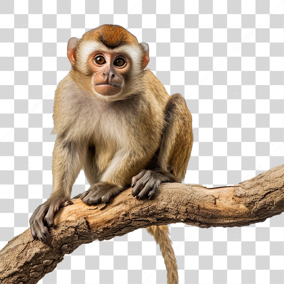 Animal Macaco PNG Transparente