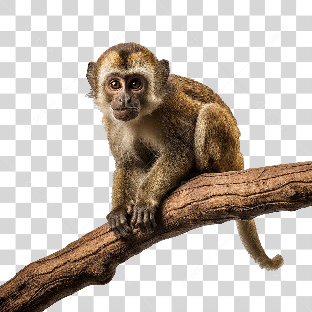 Animal Macaco PNG Transparente
