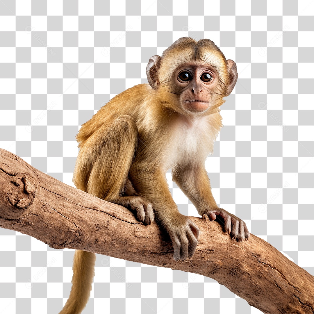 Animal Macaco PNG Transparente
