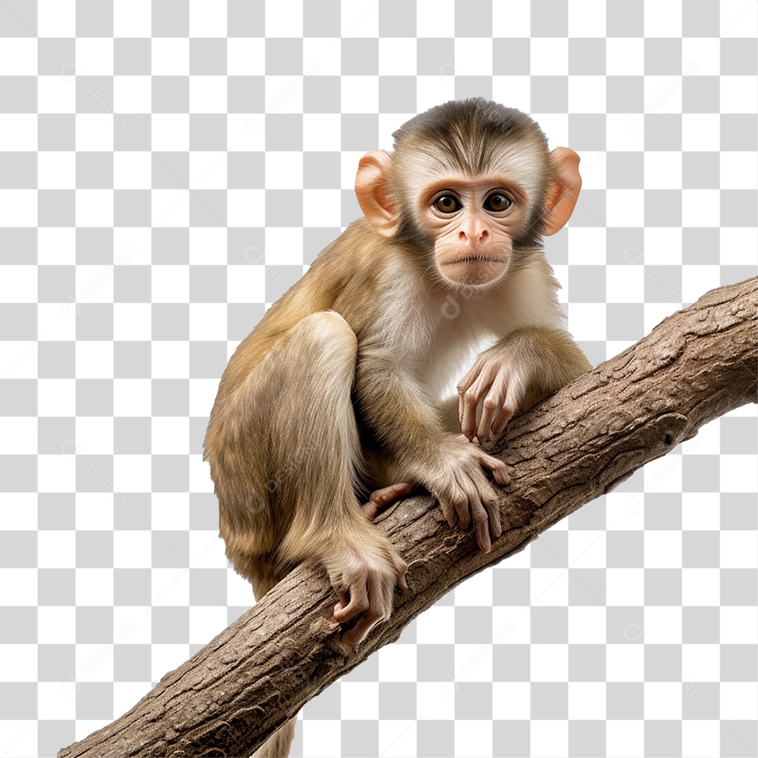 Animal Macaco PNG Transparente
