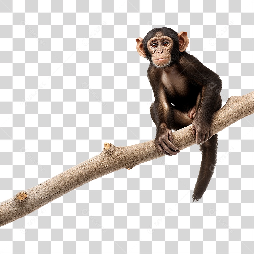 Animal Macaco PNG Transparente
