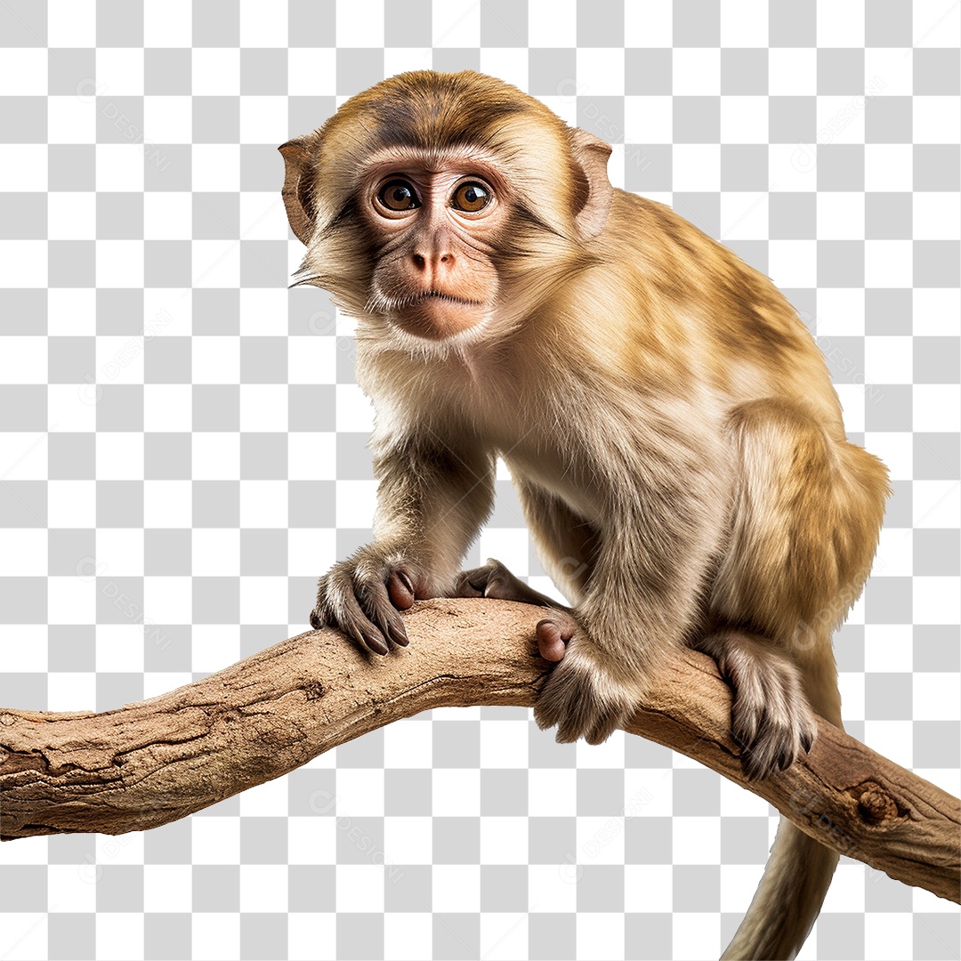 Animal Macaco PNG Transparente