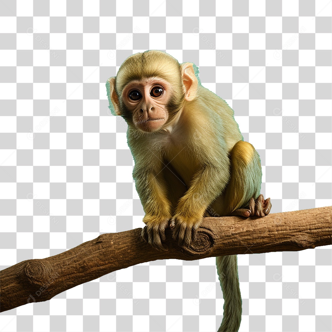 Animal Macaco PNG Transparente